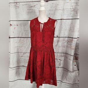 Shoshanna Sleeveless Eyelet Dress Size 6 NWT